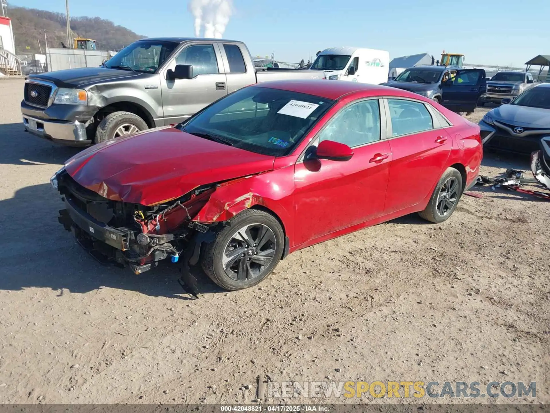 2 fotografías del automóvil dañado KMHLS4AG5NU288782 HYUNDAI ELANTRA 2022
