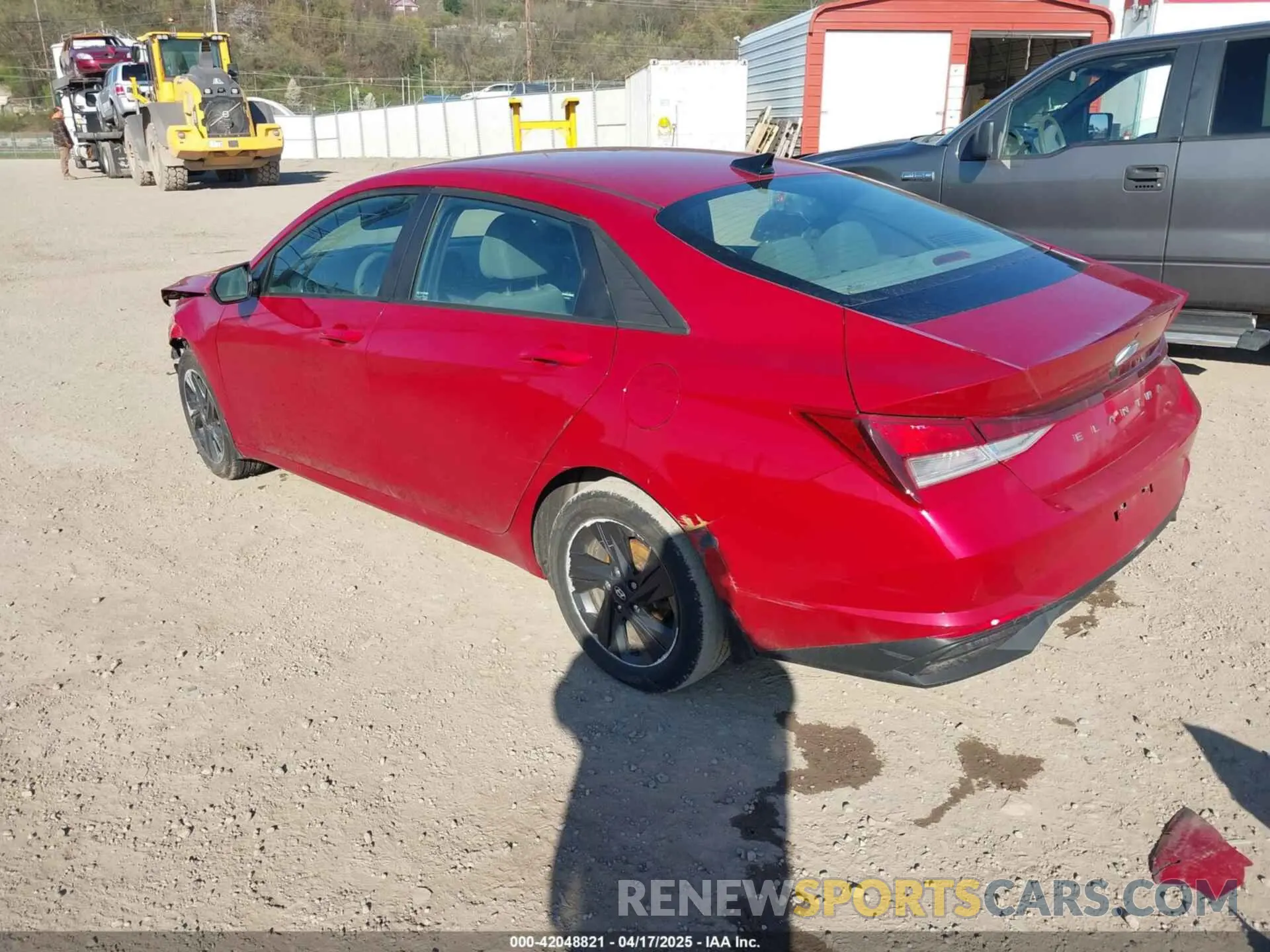 3 fotografías del automóvil dañado KMHLS4AG5NU288782 HYUNDAI ELANTRA 2022