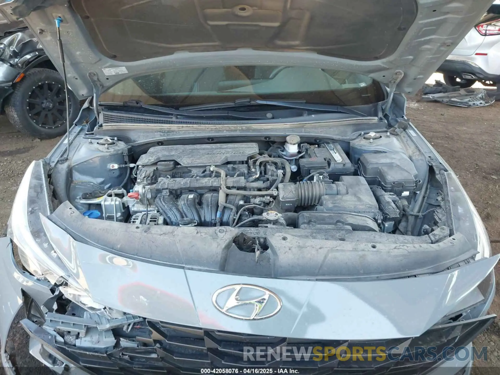 10 fotografías del automóvil dañado KMHLS4AG6NU216943 HYUNDAI ELANTRA 2022