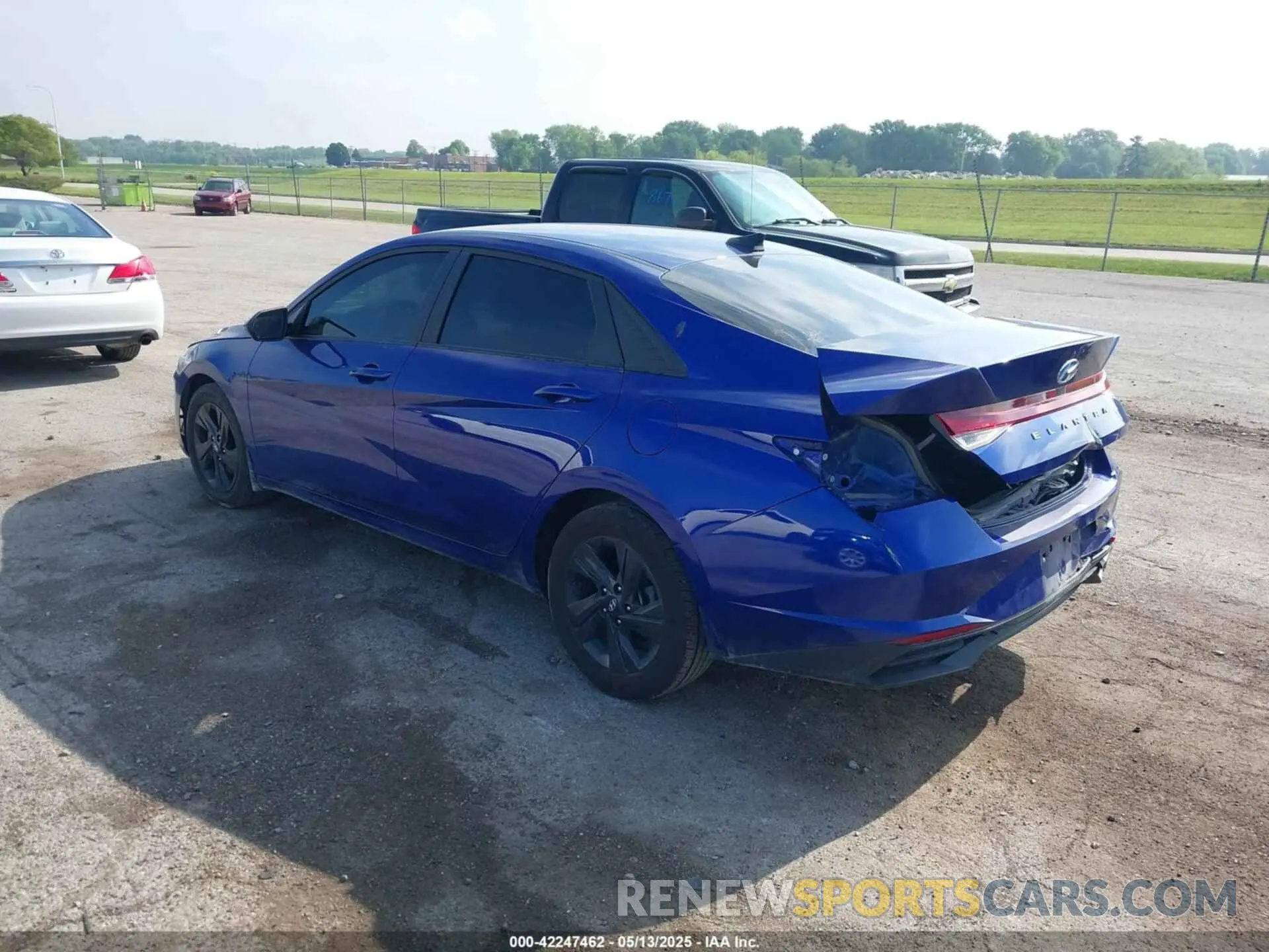 3 fotografías del automóvil dañado KMHLS4AG6NU334295 HYUNDAI ELANTRA 2022