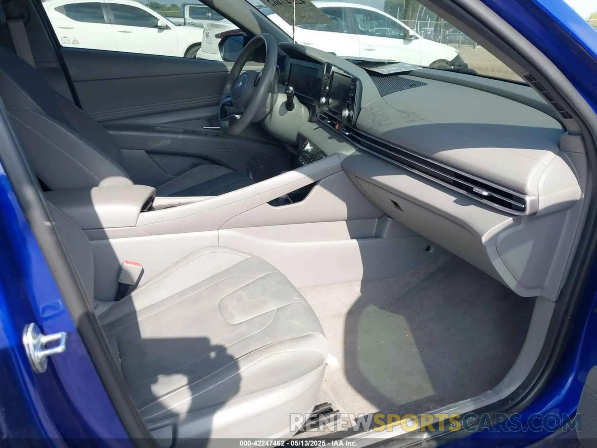 5 fotografías del automóvil dañado KMHLS4AG6NU334295 HYUNDAI ELANTRA 2022