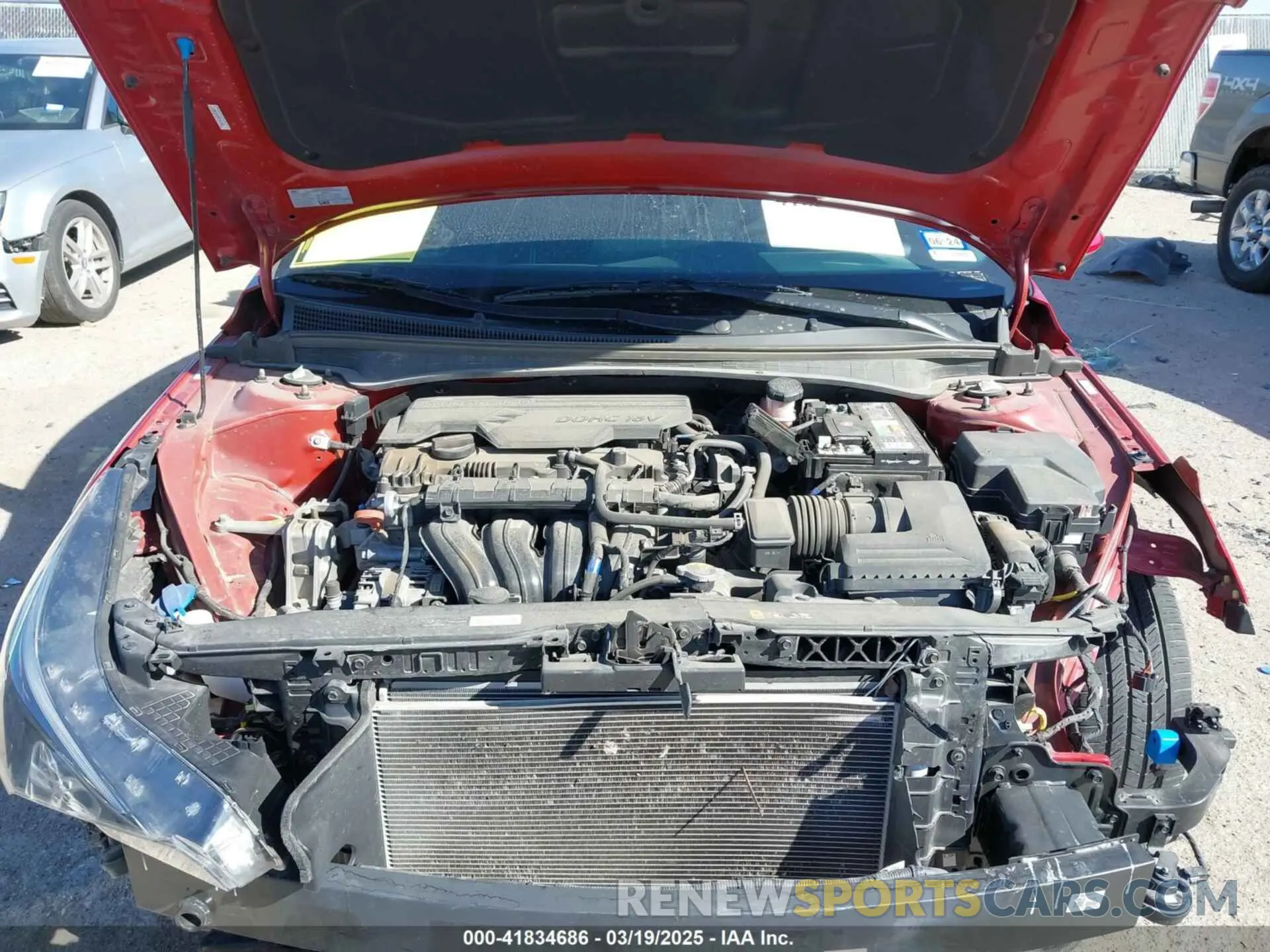 10 fotografías del automóvil dañado KMHLS4AG6NU337004 HYUNDAI ELANTRA 2022