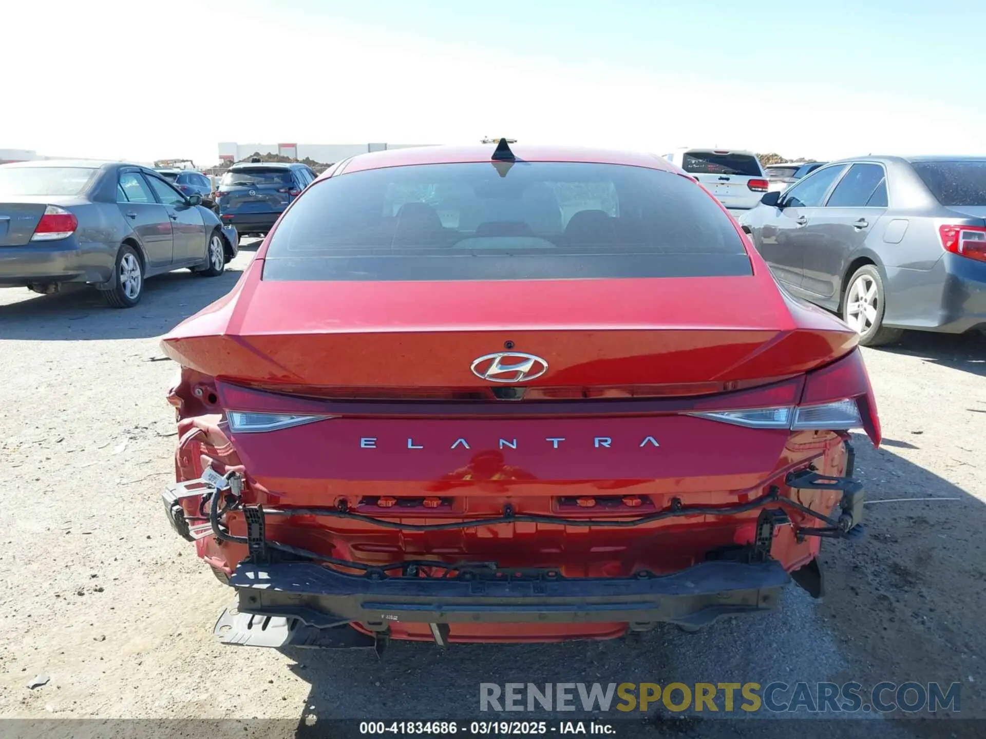 17 fotografías del automóvil dañado KMHLS4AG6NU337004 HYUNDAI ELANTRA 2022