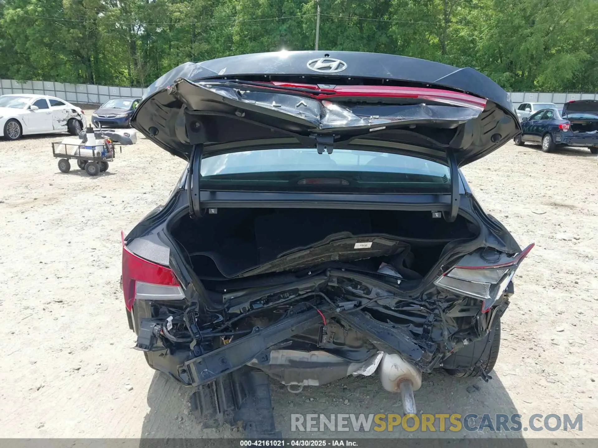 17 fotografías del automóvil dañado KMHLS4AG7NU217468 HYUNDAI ELANTRA 2022