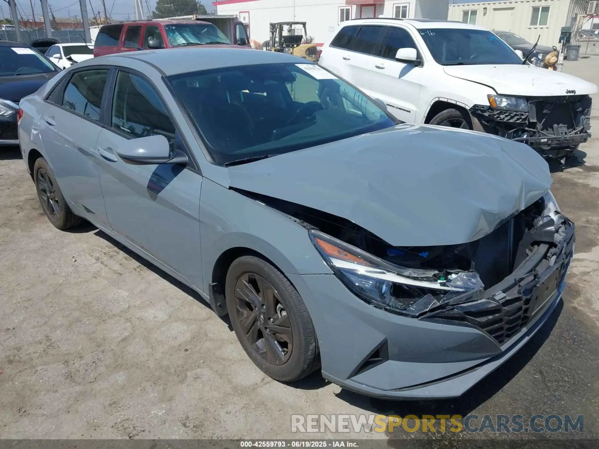 1 fotografías del automóvil dañado KMHLS4AG7NU217969 HYUNDAI ELANTRA 2022