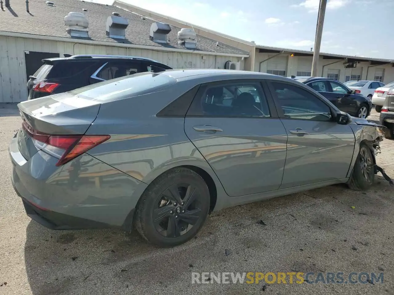 3 fotografías del automóvil dañado KMHLS4AG7NU302164 HYUNDAI ELANTRA 2022