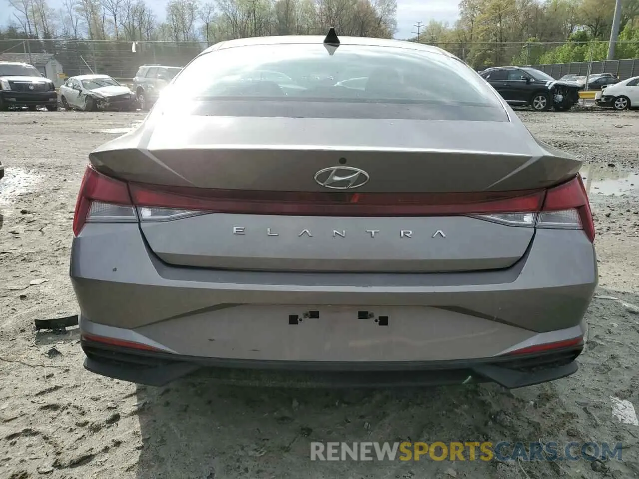 6 fotografías del automóvil dañado KMHLS4AG8NU317742 HYUNDAI ELANTRA 2022