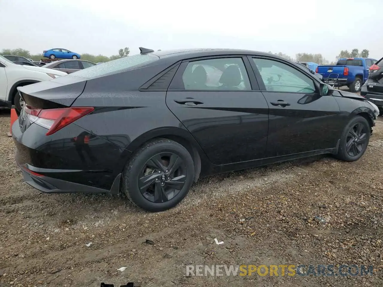 3 fotografías del automóvil dañado KMHLS4AG8NU347503 HYUNDAI ELANTRA 2022