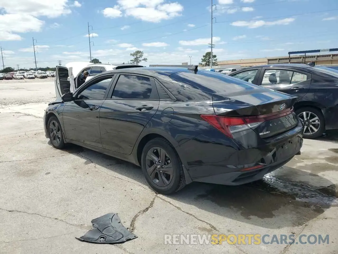 2 fotografías del automóvil dañado KMHLS4AG9NU217309 HYUNDAI ELANTRA 2022