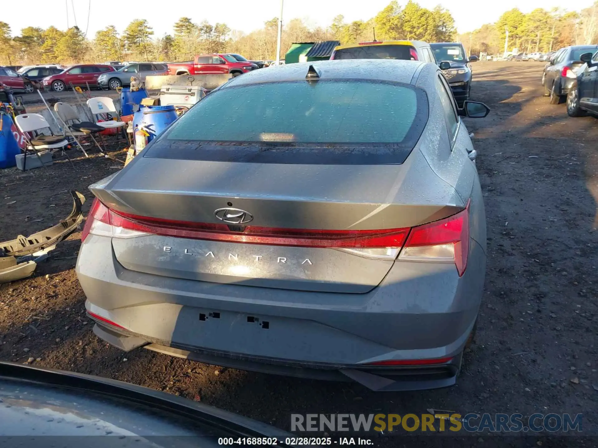 16 fotografías del automóvil dañado KMHLS4AG9NU288770 HYUNDAI ELANTRA 2022