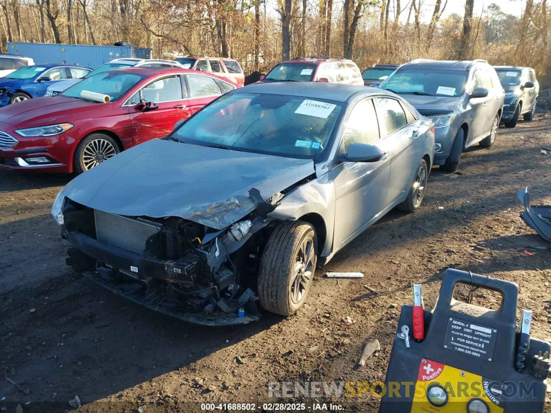 2 fotografías del automóvil dañado KMHLS4AG9NU288770 HYUNDAI ELANTRA 2022