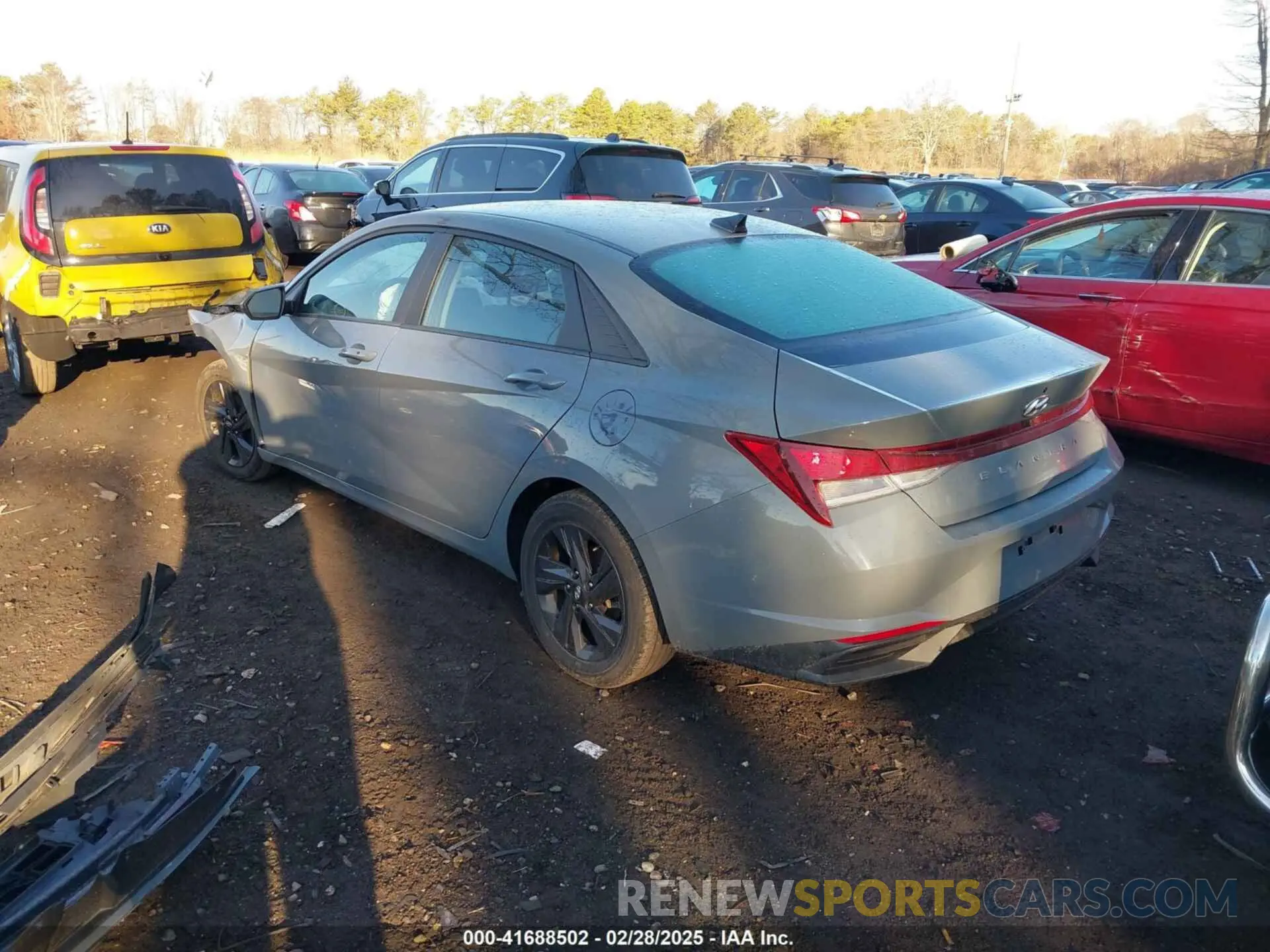 3 fotografías del automóvil dañado KMHLS4AG9NU288770 HYUNDAI ELANTRA 2022