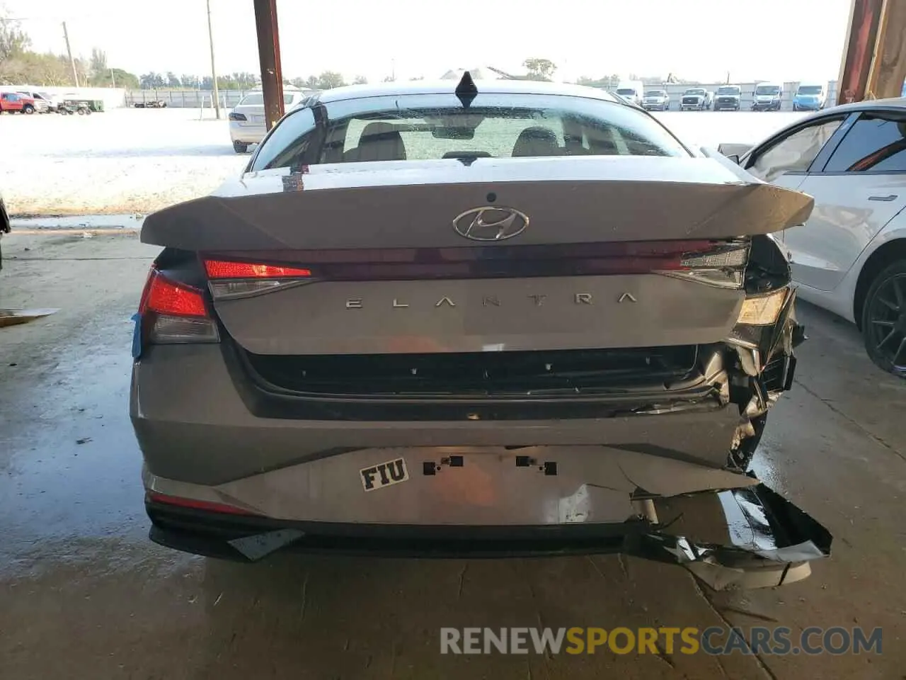 6 fotografías del automóvil dañado KMHLS4AG9NU367386 HYUNDAI ELANTRA 2022