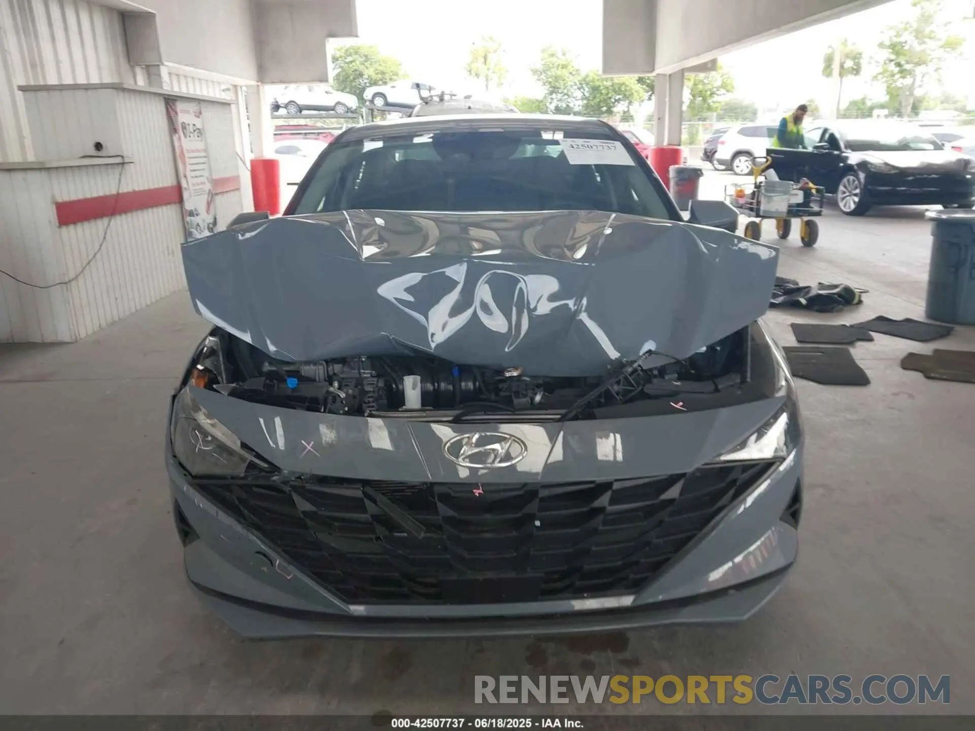 13 fotografías del automóvil dañado KMHLS4AGXNU257771 HYUNDAI ELANTRA 2022