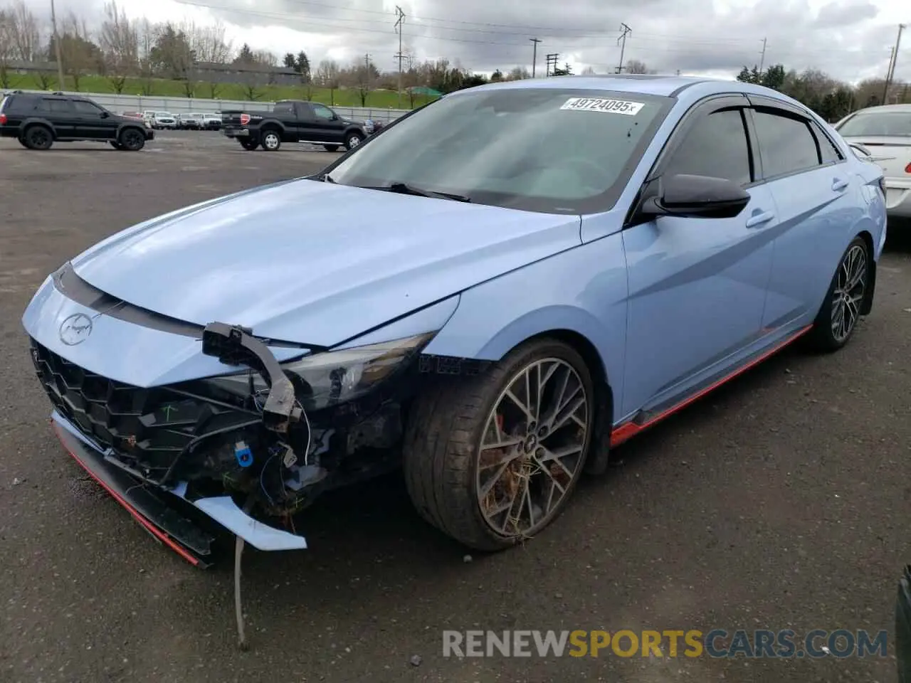 1 fotografías del automóvil dañado KMHLW4AK0NU005407 HYUNDAI ELANTRA 2022