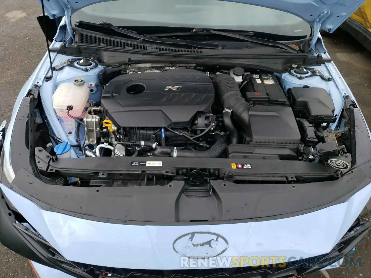 11 fotografías del automóvil dañado KMHLW4AK0NU005407 HYUNDAI ELANTRA 2022