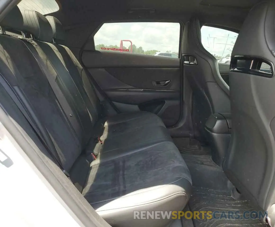 10 fotografías del automóvil dañado KMHLW4AK3NU002940 HYUNDAI ELANTRA 2022