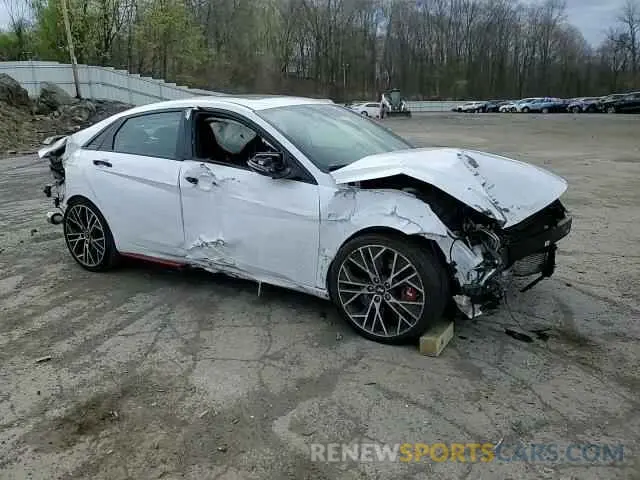 13 fotografías del automóvil dañado KMHLW4AK4NU001621 HYUNDAI ELANTRA 2022
