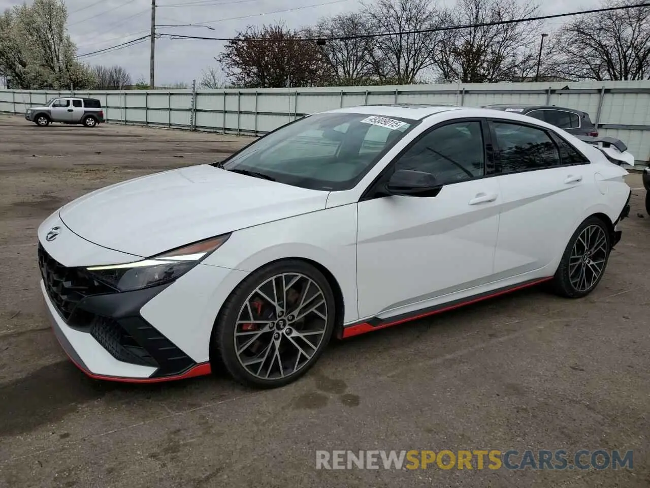 1 fotografías del automóvil dañado KMHLW4AK8NU005395 HYUNDAI ELANTRA 2022