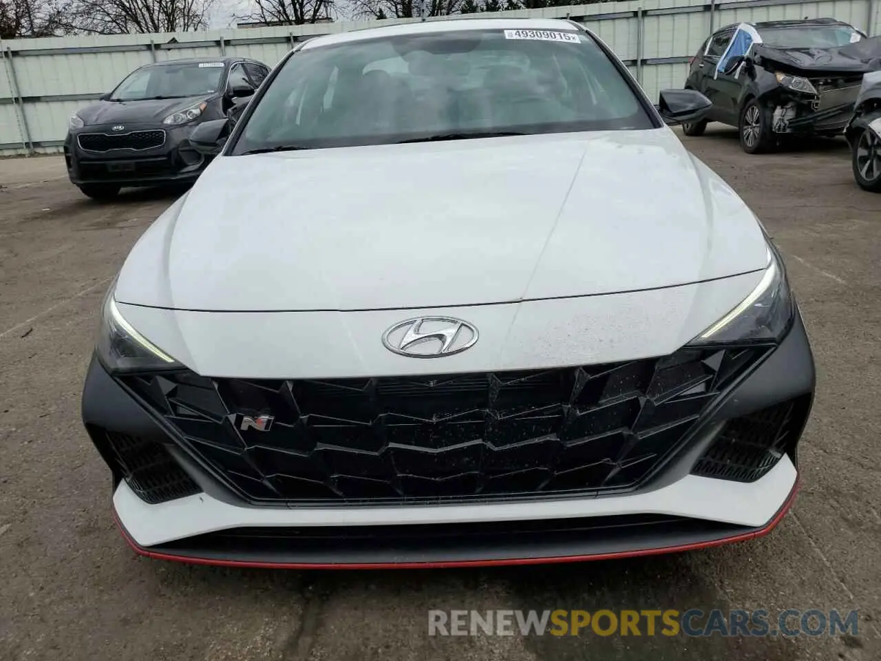 5 fotografías del automóvil dañado KMHLW4AK8NU005395 HYUNDAI ELANTRA 2022