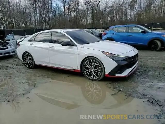 10 fotografías del automóvil dañado KMHLW4AK9NU001551 HYUNDAI ELANTRA 2022