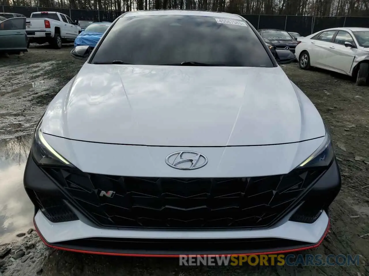 5 fotografías del automóvil dañado KMHLW4AK9NU001551 HYUNDAI ELANTRA 2022