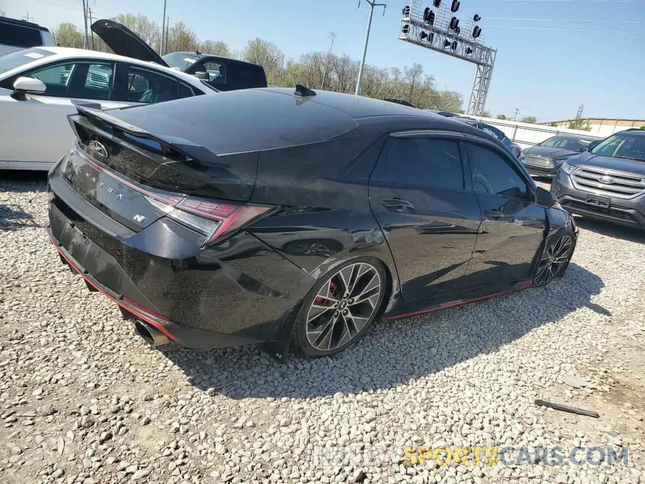 3 fotografías del automóvil dañado KMHLW4AK9NU008872 HYUNDAI ELANTRA 2022
