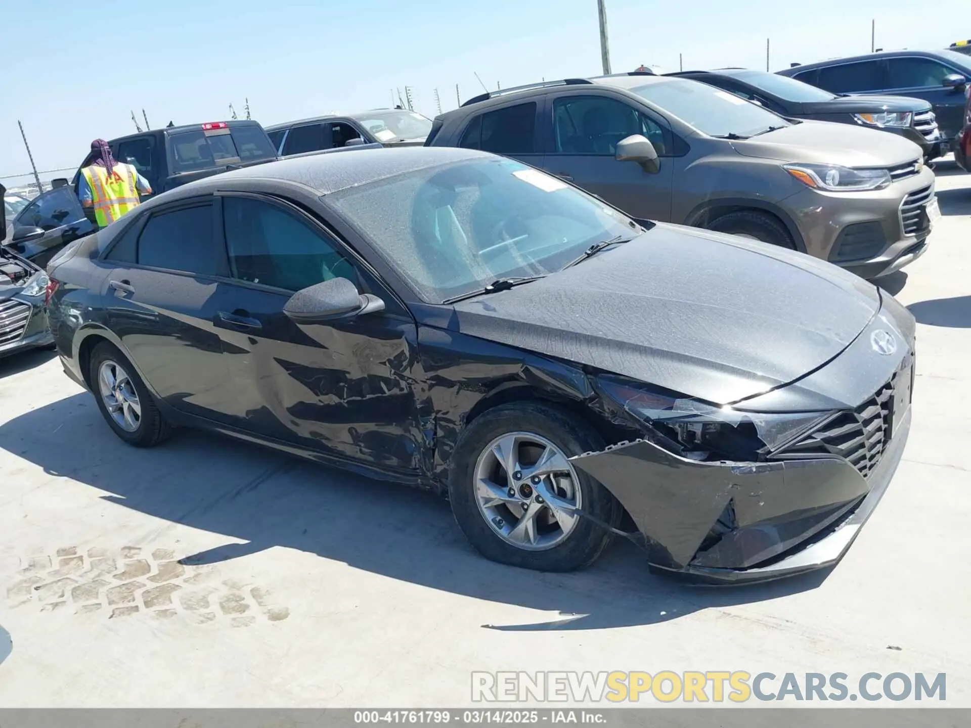 13 fotografías del automóvil dañado 5NPLL4AG2PH110018 HYUNDAI ELANTRA 2023