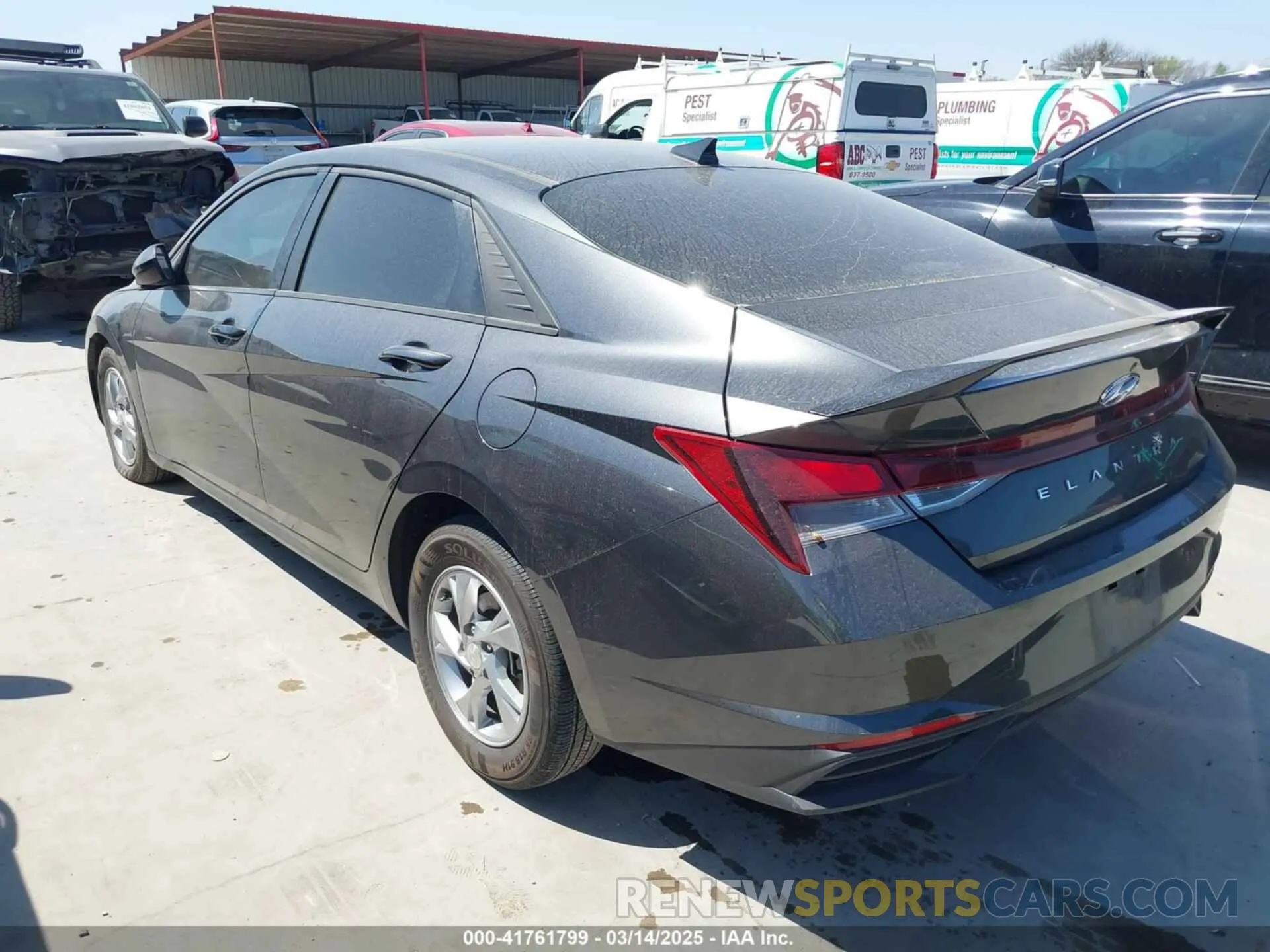 3 fotografías del automóvil dañado 5NPLL4AG2PH110018 HYUNDAI ELANTRA 2023