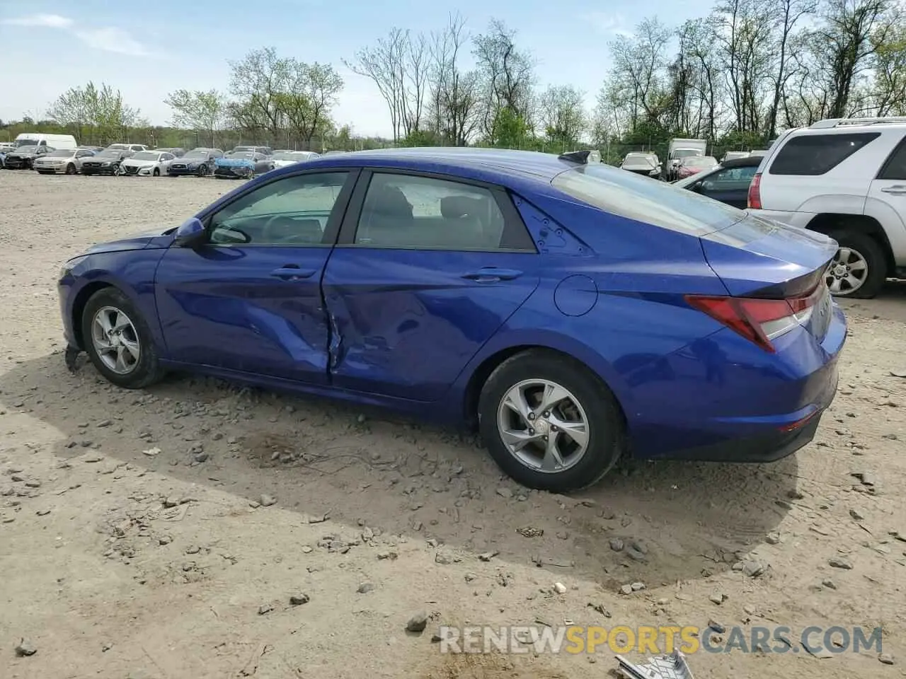 2 fotografías del automóvil dañado 5NPLL4AG5PH119523 HYUNDAI ELANTRA 2023