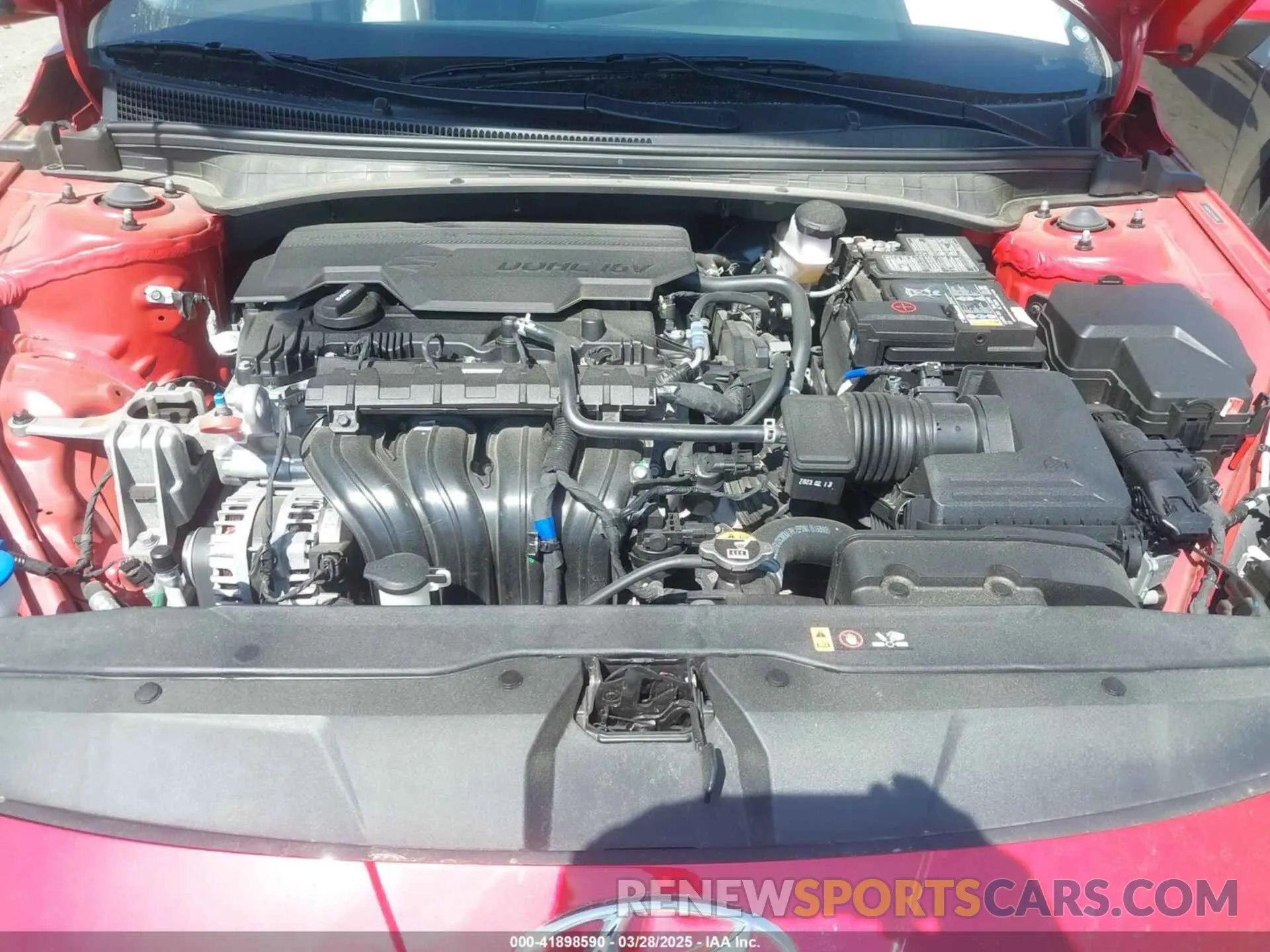 10 fotografías del automóvil dañado 5NPLL4AGXPH114494 HYUNDAI ELANTRA 2023