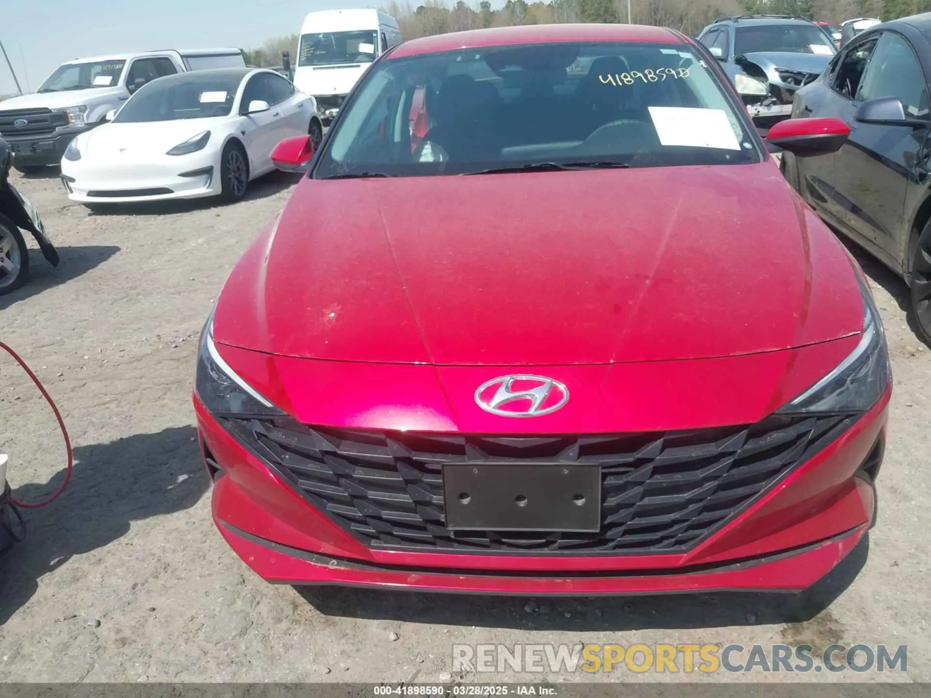 12 fotografías del automóvil dañado 5NPLL4AGXPH114494 HYUNDAI ELANTRA 2023