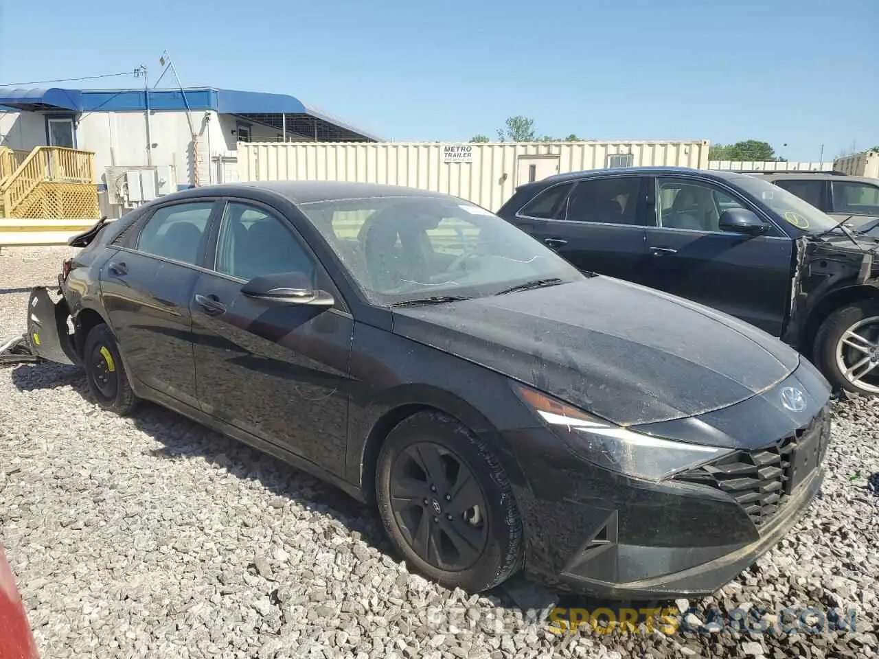 4 fotografías del automóvil dañado 5NPLM4AG0PH103453 HYUNDAI ELANTRA 2023