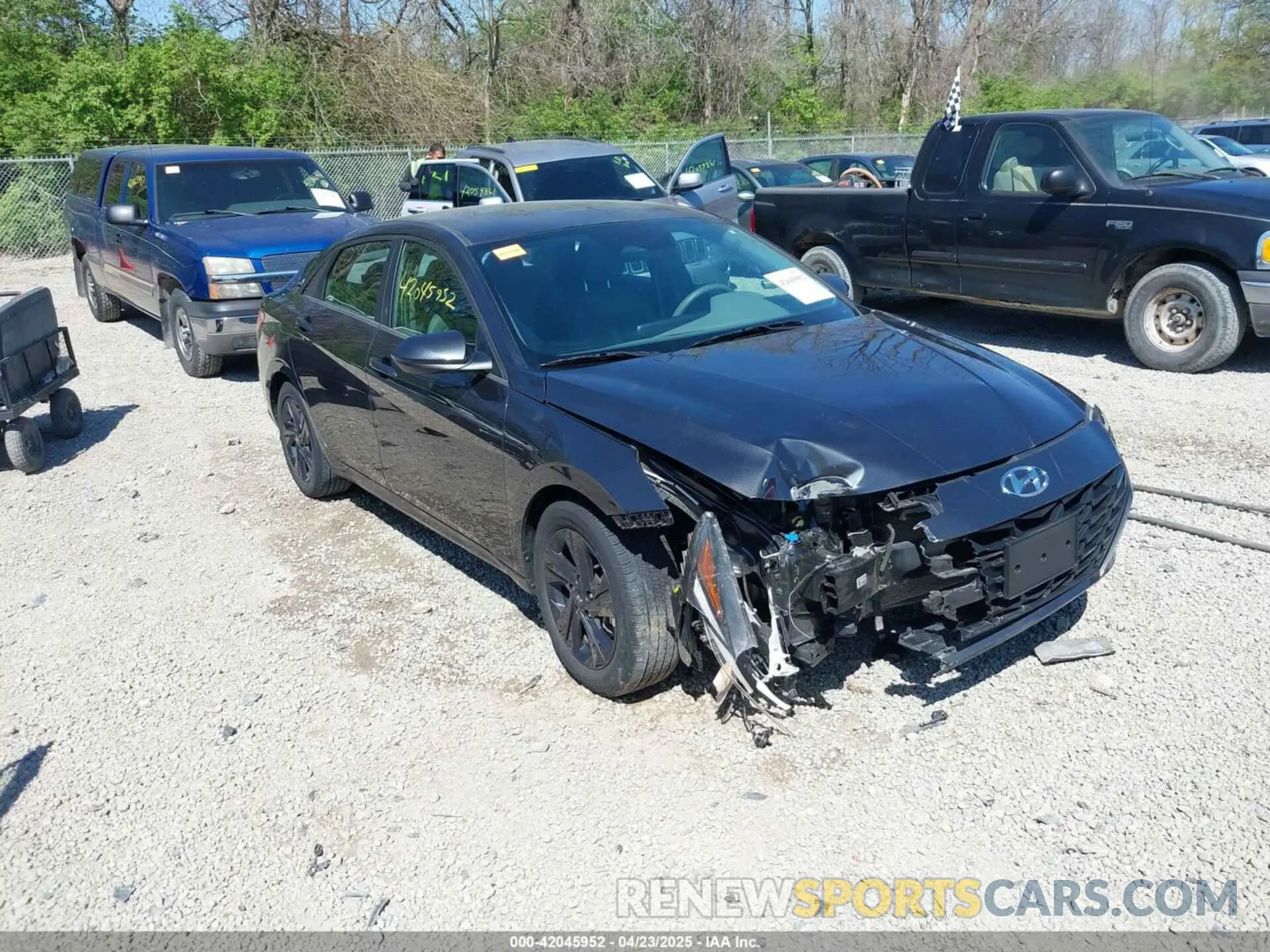1 fotografías del automóvil dañado 5NPLM4AG0PH104487 HYUNDAI ELANTRA 2023