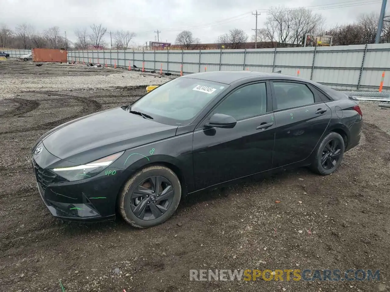 1 fotografías del automóvil dañado 5NPLM4AG0PH112329 HYUNDAI ELANTRA 2023