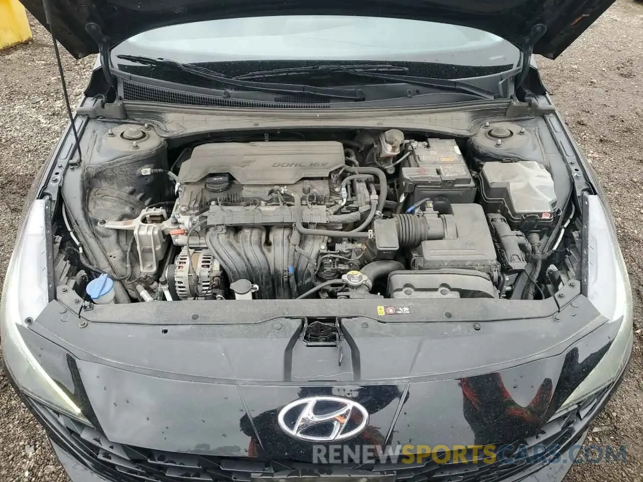 11 fotografías del automóvil dañado 5NPLM4AG0PH112329 HYUNDAI ELANTRA 2023