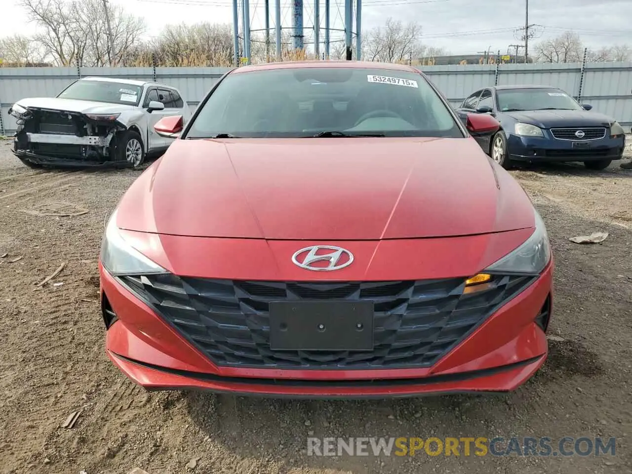 5 fotografías del automóvil dañado 5NPLM4AG3PH103981 HYUNDAI ELANTRA 2023