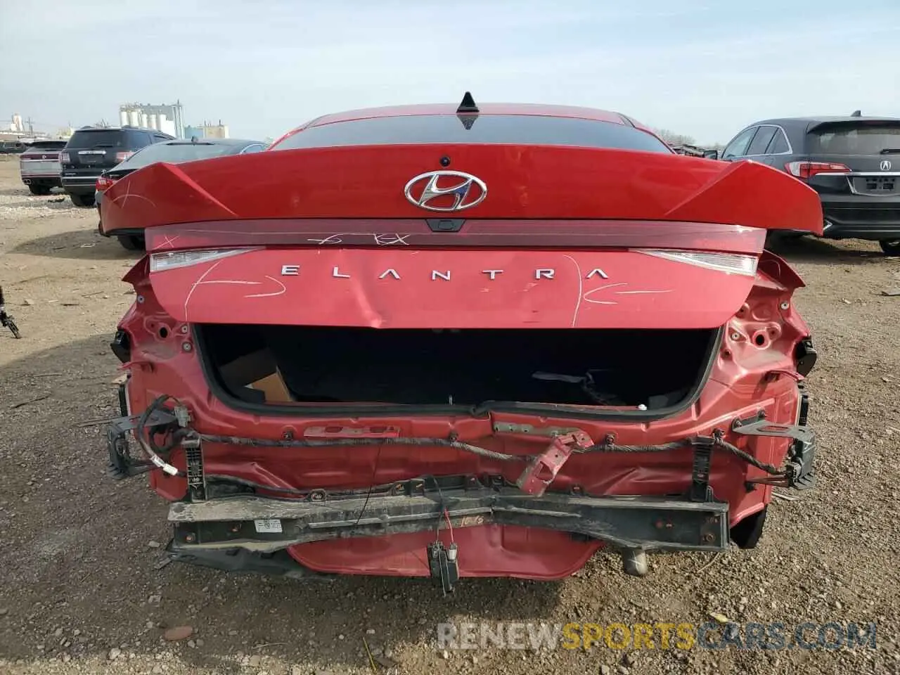 6 fotografías del automóvil dañado 5NPLM4AG3PH103981 HYUNDAI ELANTRA 2023