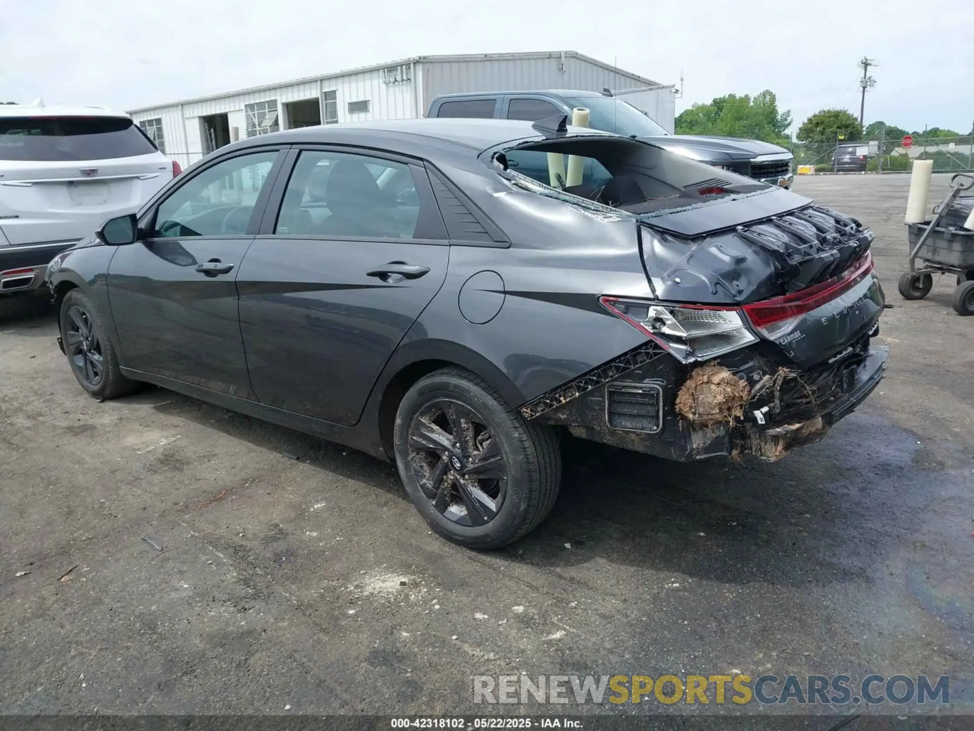 3 fotografías del automóvil dañado 5NPLM4AG5PH104517 HYUNDAI ELANTRA 2023