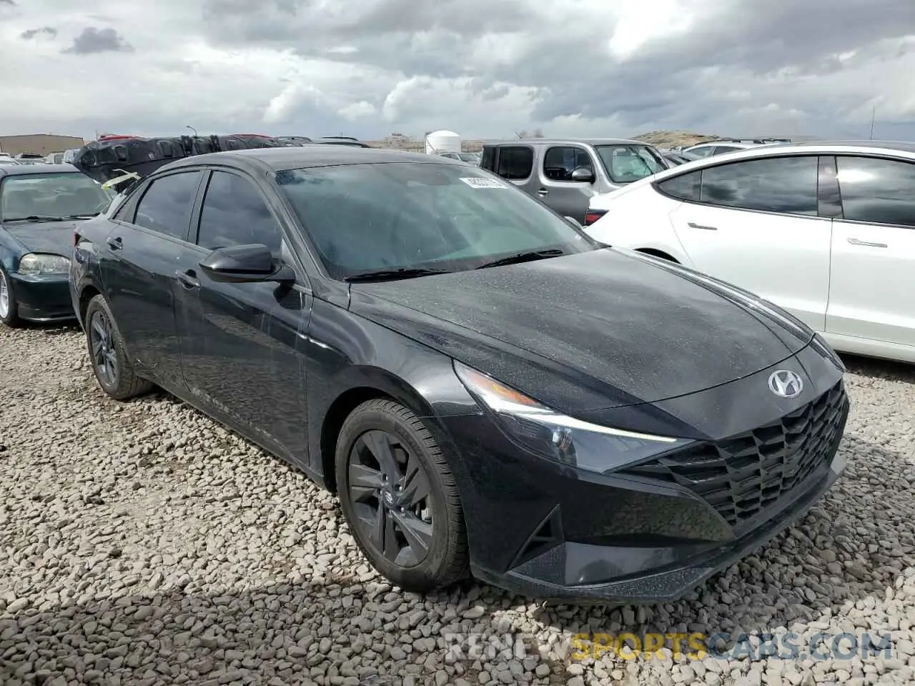 4 fotografías del automóvil dañado 5NPLM4AG6PH094189 HYUNDAI ELANTRA 2023