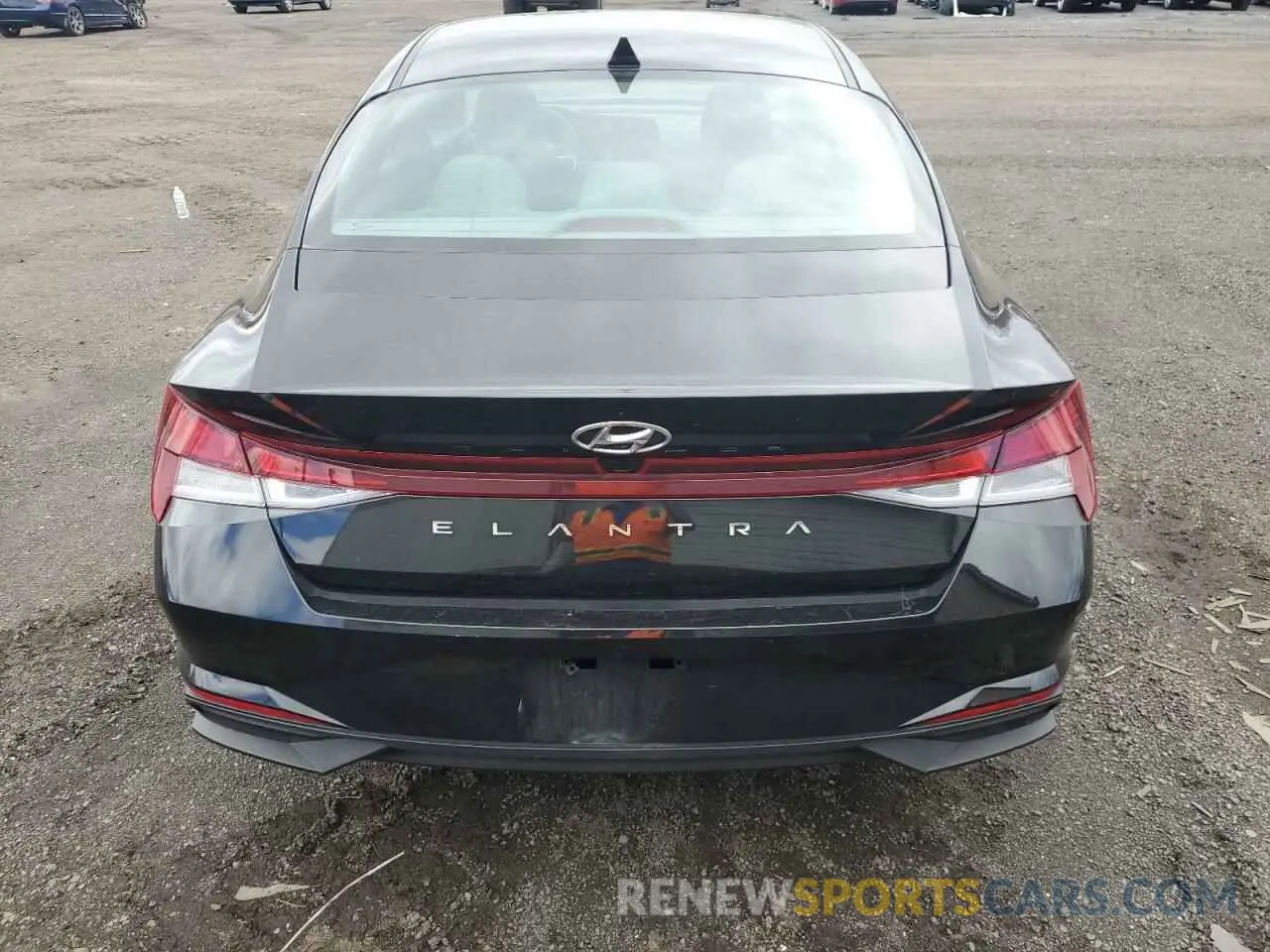 6 fotografías del automóvil dañado 5NPLM4AG6PH104882 HYUNDAI ELANTRA 2023