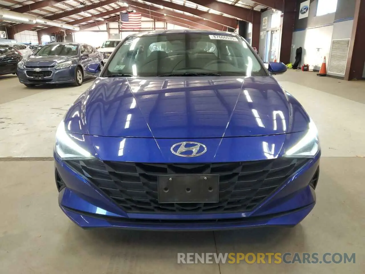 5 fotografías del automóvil dañado 5NPLM4AG6PH108222 HYUNDAI ELANTRA 2023