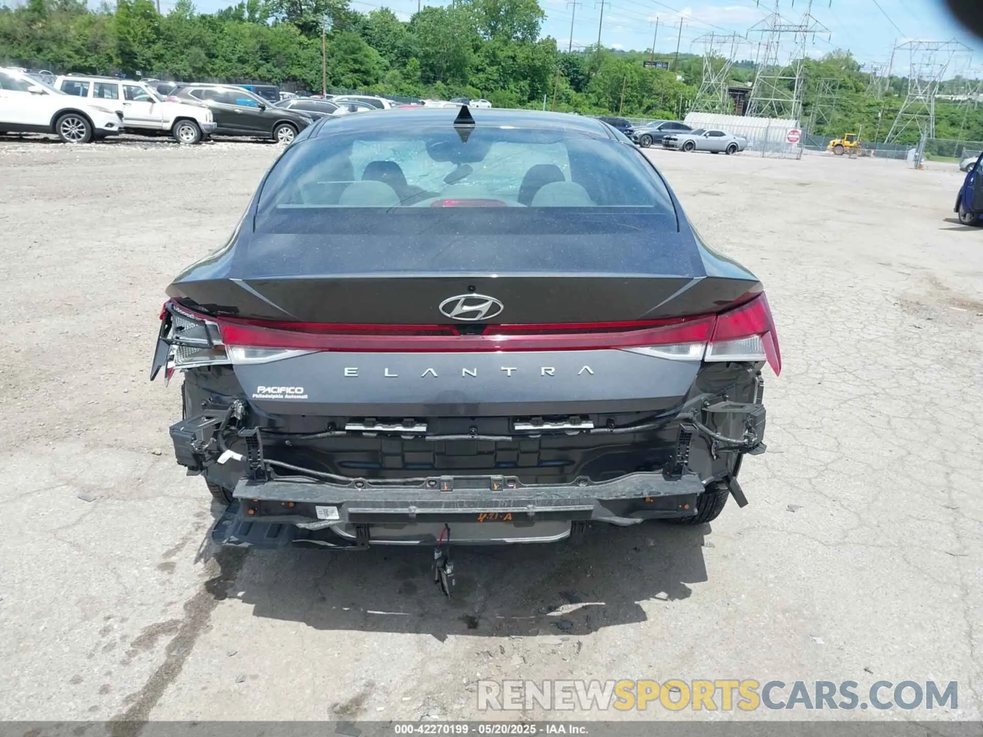 16 fotografías del automóvil dañado 5NPLM4AG6PH116434 HYUNDAI ELANTRA 2023
