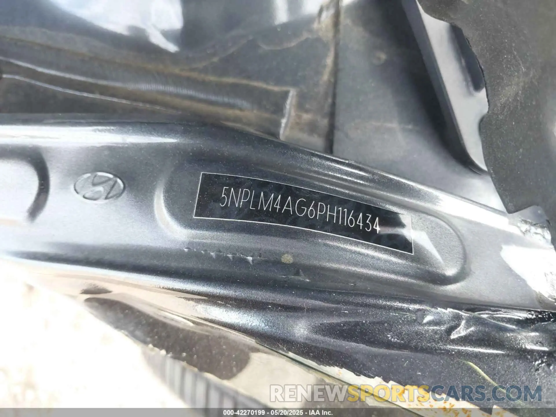 9 fotografías del automóvil dañado 5NPLM4AG6PH116434 HYUNDAI ELANTRA 2023