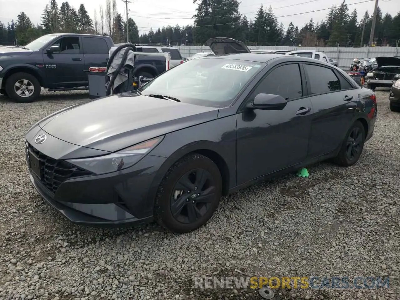 1 fotografías del automóvil dañado 5NPLM4AG6PH119575 HYUNDAI ELANTRA 2023