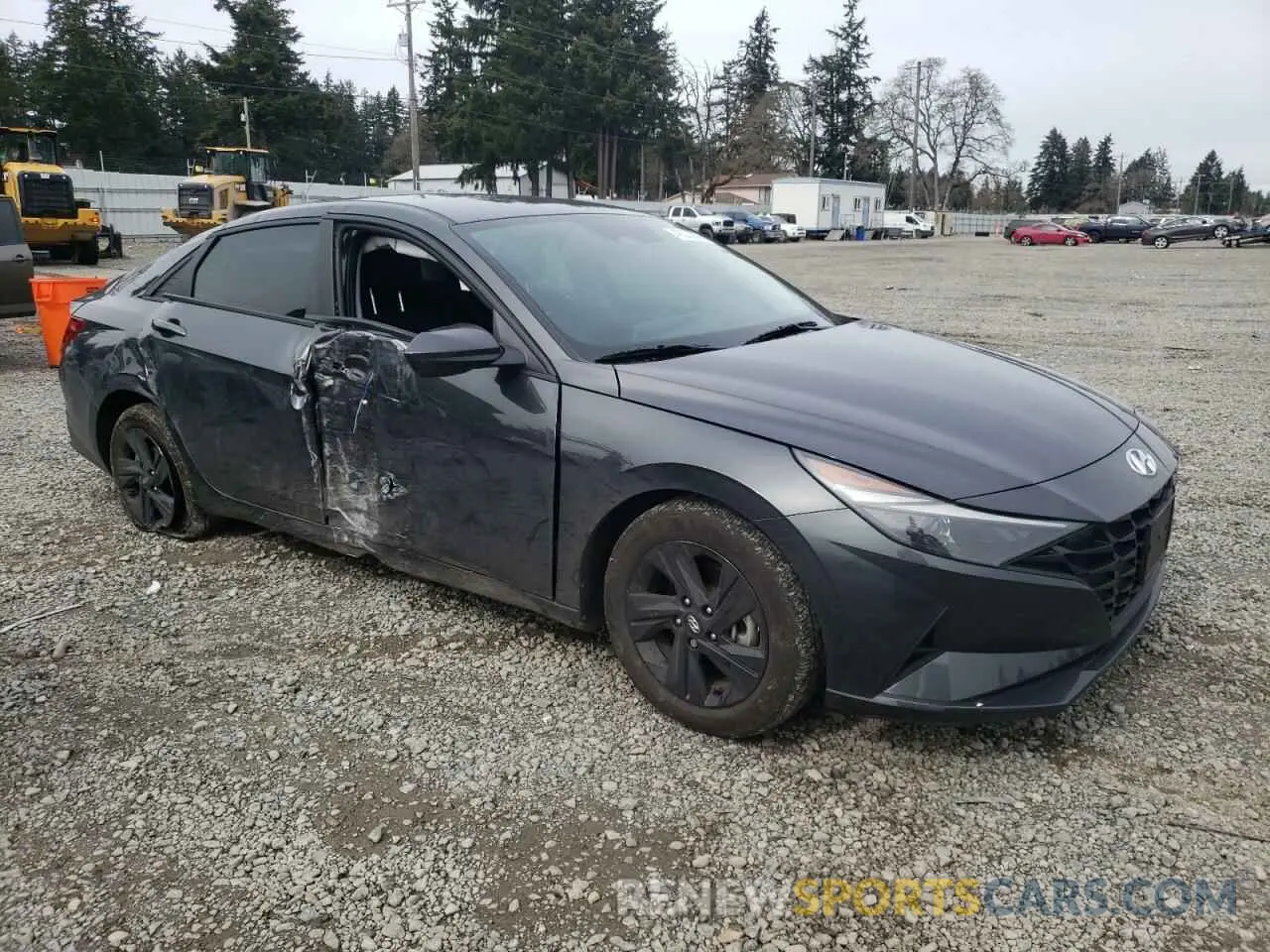 4 fotografías del automóvil dañado 5NPLM4AG6PH119575 HYUNDAI ELANTRA 2023