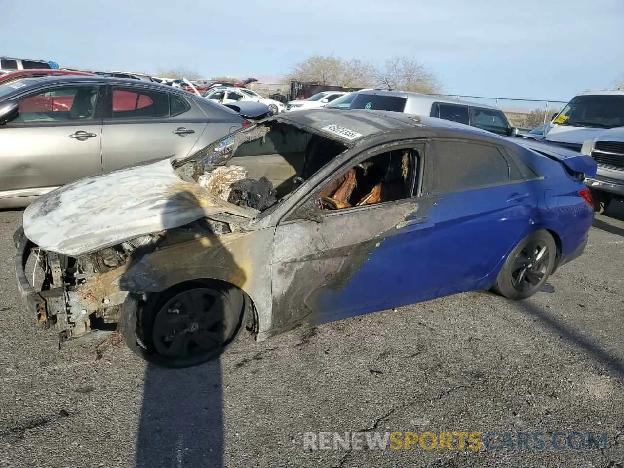 1 fotografías del automóvil dañado 5NPLM4AG7PH092855 HYUNDAI ELANTRA 2023