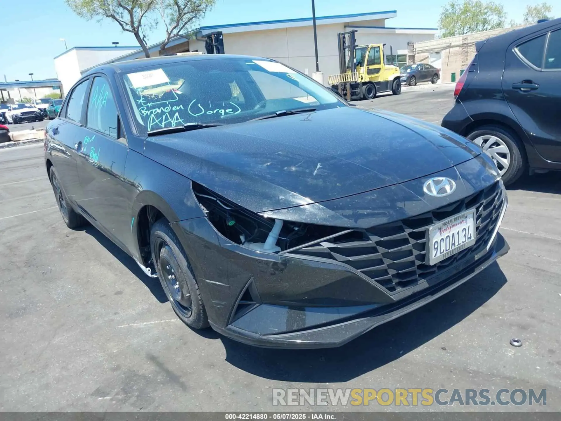 1 fotografías del automóvil dañado 5NPLM4AG7PH092869 HYUNDAI ELANTRA 2023