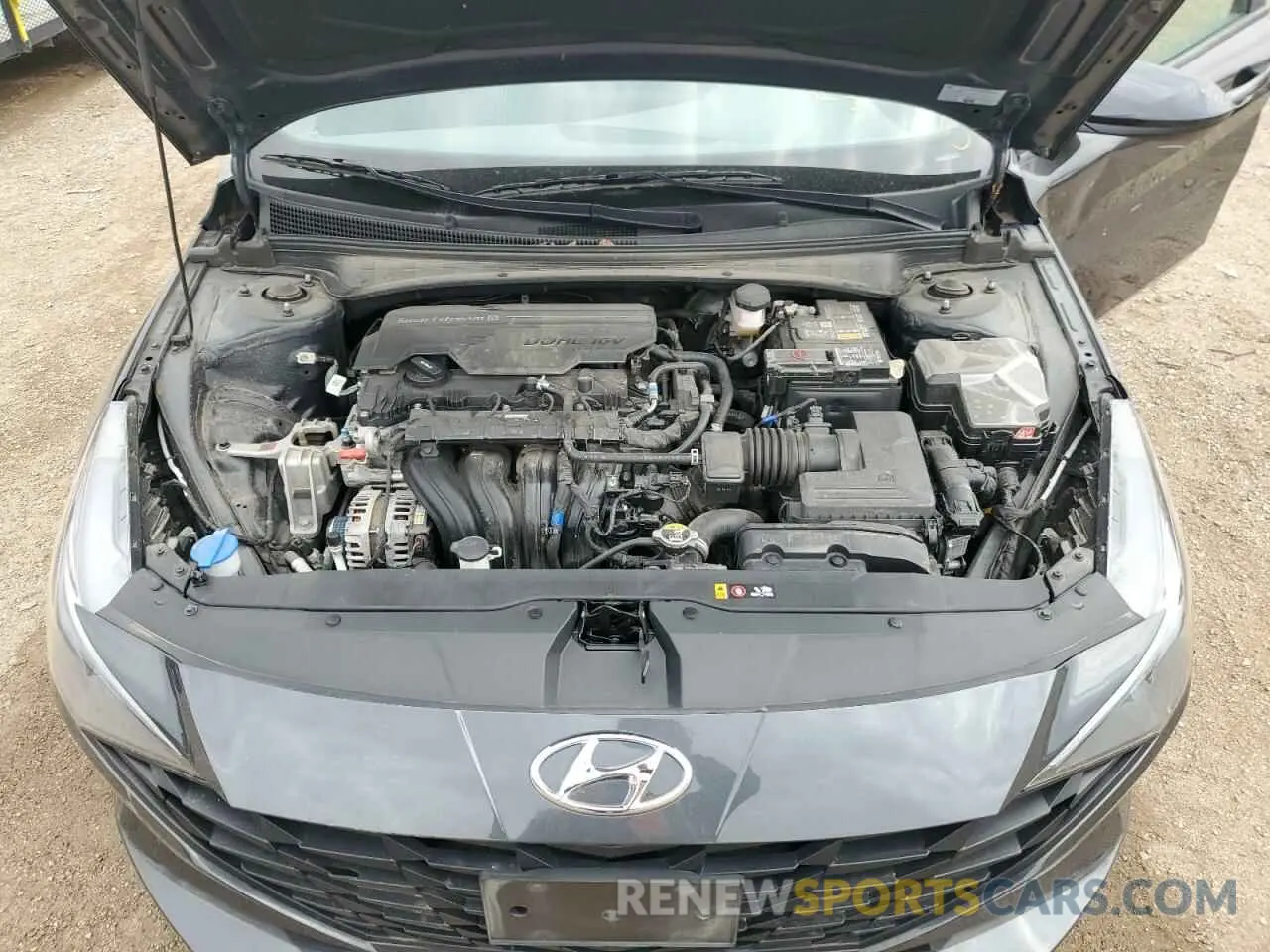 11 fotografías del automóvil dañado 5NPLM4AG7PH107144 HYUNDAI ELANTRA 2023