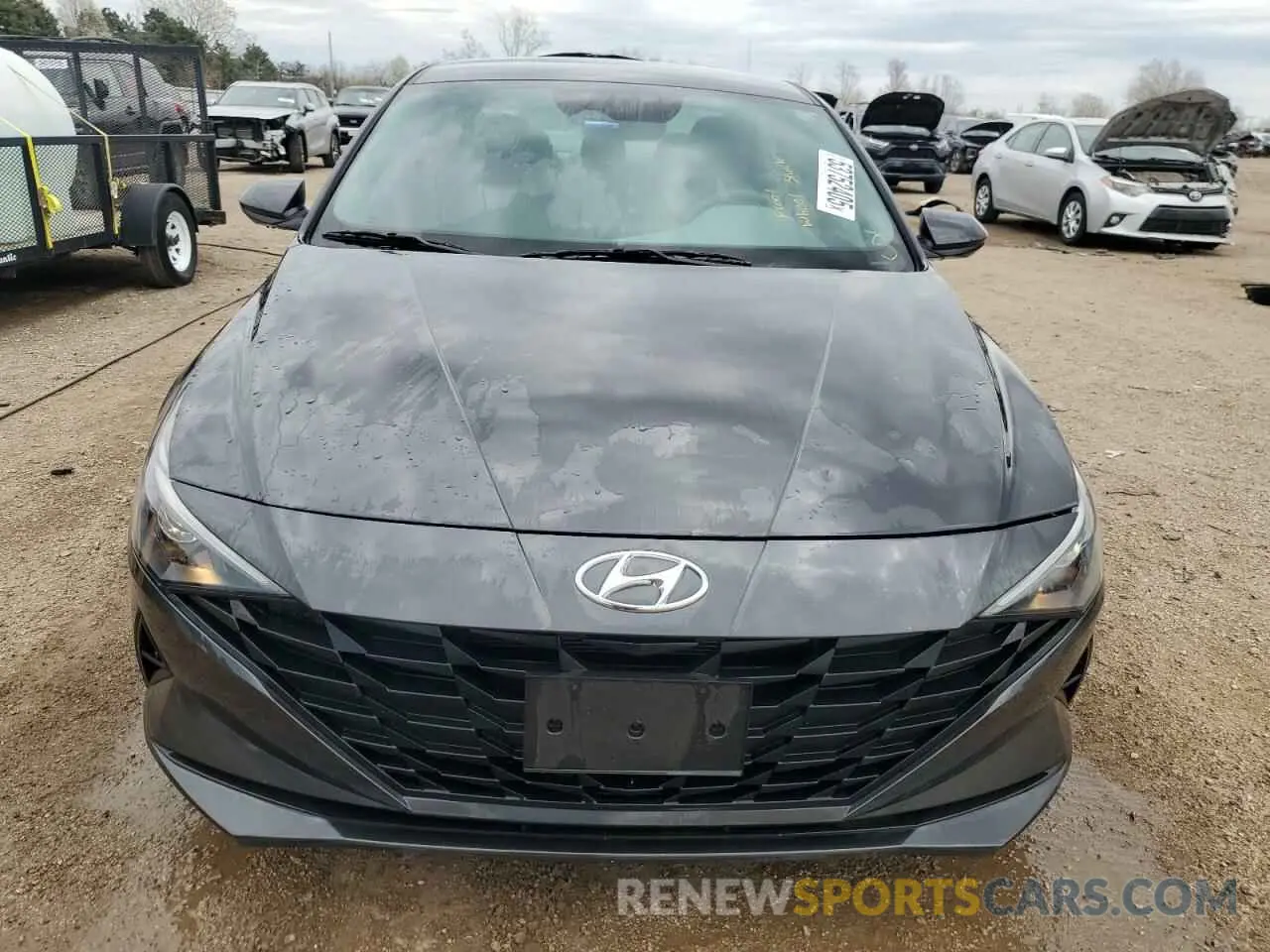 5 fotografías del automóvil dañado 5NPLM4AG7PH107144 HYUNDAI ELANTRA 2023